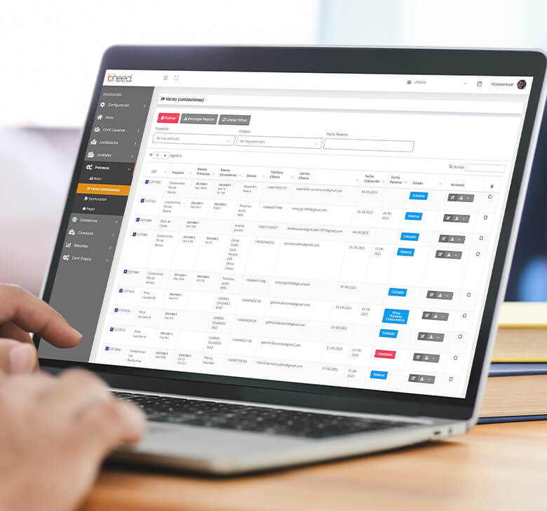 Dashboard y CRM